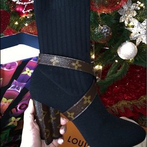 Authentic Louis Vuitton ankle boots *limited ed*
